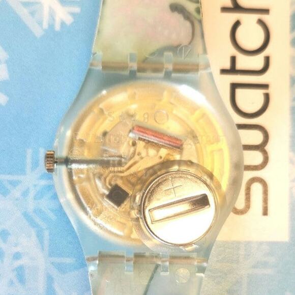 Swatch watch GREEN DRAGON GG135 1995 Standard Gents New Old Stock - Picture 8 of 9